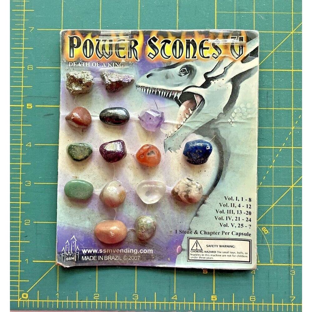 Vintage Power Stones Vending Machine Display Board #4634er2kipol
